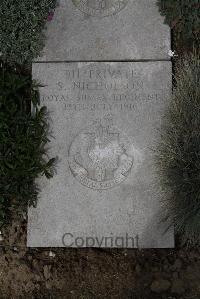 Wimereux Communal Cemetery - Nicholson, Samuel