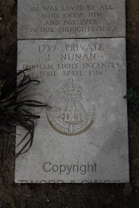 Wimereux Communal Cemetery - Nunan, J