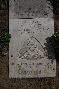 Wimereux Communal Cemetery - Patrick, J