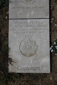 Wimereux Communal Cemetery - Porter, Charles Thomas
