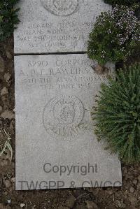 Wimereux Communal Cemetery - Rawlins, Alvah Dan Eustace