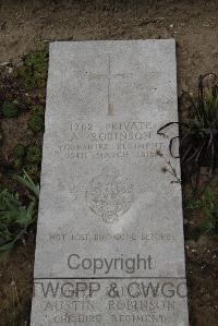 Wimereux Communal Cemetery - Robinson, Allan