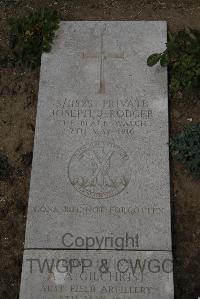 Wimereux Communal Cemetery - Rodger, Joseph Job