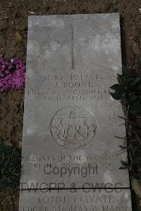 Wimereux Communal Cemetery - Round, Jacob