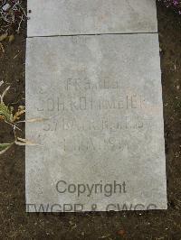 Wimereux Communal Cemetery - Rottmeier, Johann