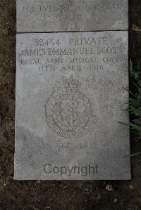 Wimereux Communal Cemetery - Scott, James Emmanuel