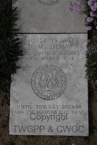 Wimereux Communal Cemetery - Shaw, David Mair