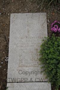 Wimereux Communal Cemetery - Simons, William