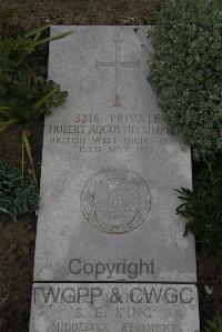 Wimereux Communal Cemetery - Simpson, Hubert Augustus