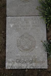 Wimereux Communal Cemetery - Slater, Henry Thomas William