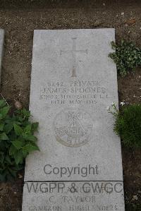 Wimereux Communal Cemetery - Spooner, James