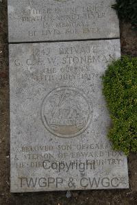 Wimereux Communal Cemetery - Stoneman, G C E W