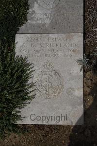 Wimereux Communal Cemetery - Strickland, Alfred George