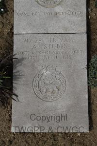 Wimereux Communal Cemetery - Stubbs, A