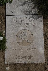 Wimereux Communal Cemetery - Swaine, Sidney