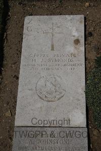 Wimereux Communal Cemetery - Symonds, Harold John