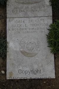 Wimereux Communal Cemetery - Thompson, Allan L.