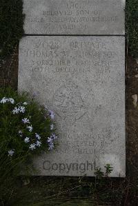 Wimereux Communal Cemetery - Thompson, Thomas Maltby