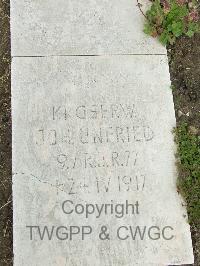 Wimereux Communal Cemetery - Unfried, Johann