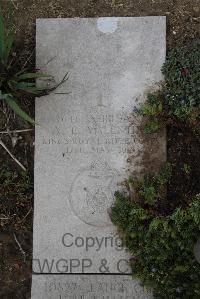 Wimereux Communal Cemetery - Valentine, Albert Edward