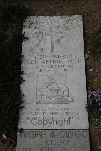 Wimereux Communal Cemetery - Wain, John Arthur