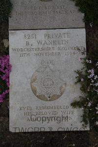 Wimereux Communal Cemetery - Wanklin, Bert