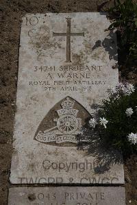 Wimereux Communal Cemetery - Warne, A