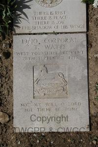 Wimereux Communal Cemetery - Watts, Thomas