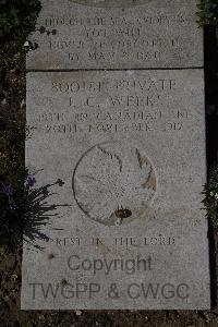 Wimereux Communal Cemetery - Weeks, James Chadwick