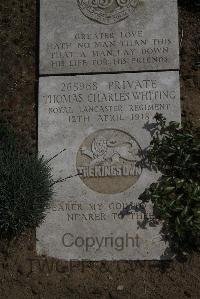 Wimereux Communal Cemetery - Whiting, Thomas Charles