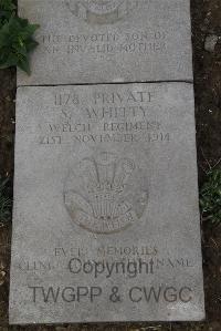 Wimereux Communal Cemetery - Whitty, S