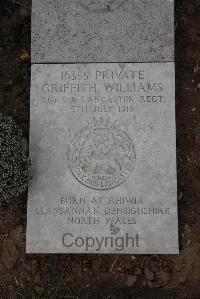 Wimereux Communal Cemetery - Williams, Griffith