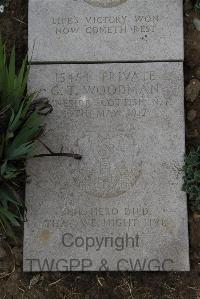 Wimereux Communal Cemetery - Woodman, George Thomas