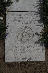 Wimereux Communal Cemetery - Worboys, J