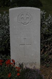 Terlincthun British Cemetery Wimille - Burkin, M E