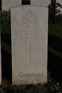 Terlincthun British Cemetery Wimille - Burrows, Arthur Henry