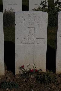 Terlincthun British Cemetery Wimille - Denton, J