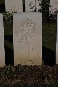 Terlincthun British Cemetery Wimille - Durham, John