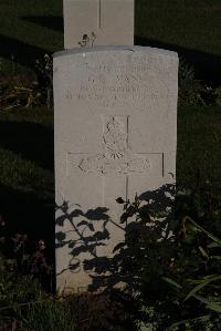 Terlincthun British Cemetery Wimille - Evans, George Charles