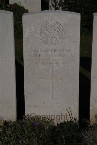 Terlincthun British Cemetery Wimille - Highfield, Fred