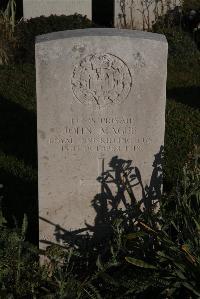 Terlincthun British Cemetery Wimille - Magee, John