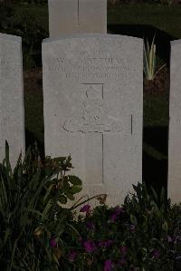 Terlincthun British Cemetery Wimille - Matthews, William George