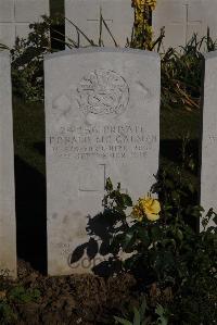 Terlincthun British Cemetery Wimille - McCalman, Donald
