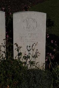 Terlincthun British Cemetery Wimille - McLean, Angus