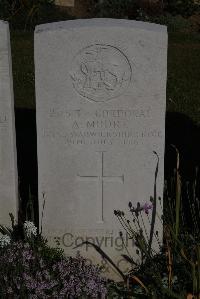 Terlincthun British Cemetery Wimille - Moore, A