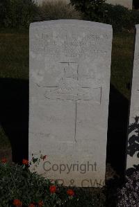 Terlincthun British Cemetery Wimille - Morrison, Ebenezer Key