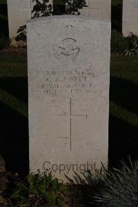Terlincthun British Cemetery Wimille - Sweet, G A