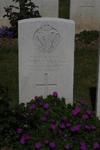 Terlincthun British Cemetery Wimille - Verner, Thomas