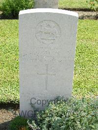 Naples War Cemetery - Cation, George