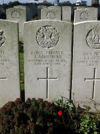 La Kreule Military Cemetery Hazebrouck - Armstrong, J